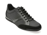 Pantofi sport BOSS negri, 8265, din material textil