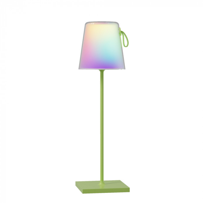 Lampa de masa LED cu atingere si schimbarea culorii, Dolly White RGBW, 5,5 W : Culoare - verde deschis