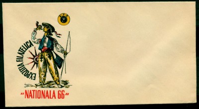 1966 Plic ocazional Expozitia Filatelica Nationala 66 (fara vinieta) foto