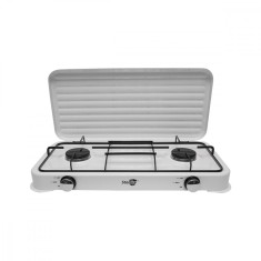 Aragaz camping, portabil, 2 arzatoare, 2.5 kW, cu capac, Starlux