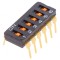 Comutator DIP-SWITCH 6 Secțiuni ON-OFF 0,025A 24V DC