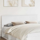 vidaXL Tăblie cap cu headboard Alb 180 cm Lemn compozit 888385