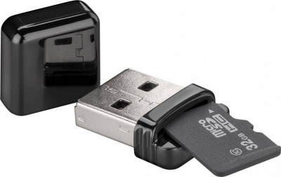 Cititor de card micro SD USB 2.0 Goobay foto