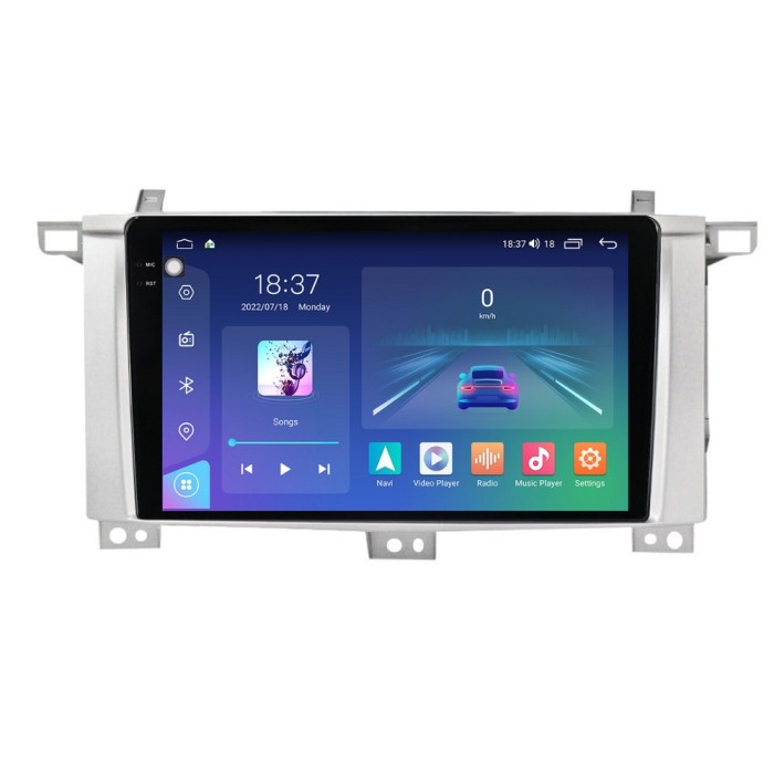 Navigatie dedicata cu Android Toyota Land Cruiser J100 2002 - 2008, 8GB RAM,