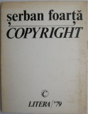 Copyright &ndash; Serban Foarta