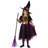 Costum de carnaval - Vrajitoare magica L (8-10 ani/max 147cm)
