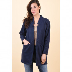 Cardigan Lung Sublevel D68500Y01744A Bleumarin foto