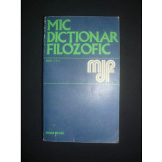 Mic dictionar filozofic