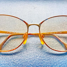 C984-Ochelari de vedere lux alama aurita cu email design super.