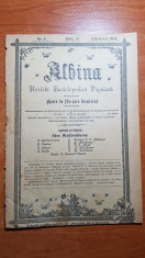 revista albina 3 noiembrie 1902-imnul studentilor de george cosbuc foto