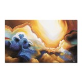 Tablou abstract pictat manual, Conexiuni astrale, 100x60cm ulei pe panza, Spectaculos