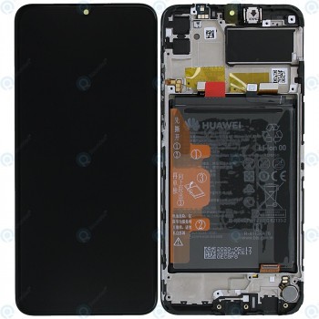 Huawei Y6p (MED-LX9 MED-LX49) Honor 9A (MOA-LX9N) Capac frontal al modulului de afișare + LCD + digitizer + baterie 02353LKV foto