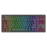 Tastatura gaming mecanica Bluetooth cu si fara fir Redragon Uranus 87 Pro neagra iluminare RGB