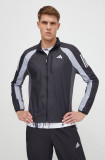 Adidas Performance windbreaker Own the Run culoarea negru, de tranziție IQ3828