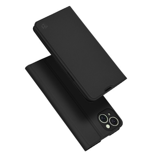 Husa pentru iPhone 15 Plus - Techsuit Magskin Book - Black