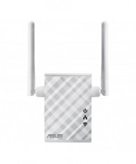Wireless range extender asus n300 2 antene externe wall plug foto