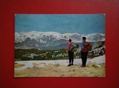 CARTE POSTALA - PE MUNTII BUCEGI foto