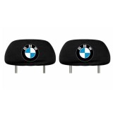 Set 5 huse tetiere negre, pentru gama auto BMW
