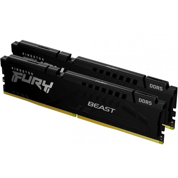 Memorie RAM Kingston Fury Beast, DDR5, 2 x 8GB, 5600Mhz KF556C40BBK2-16