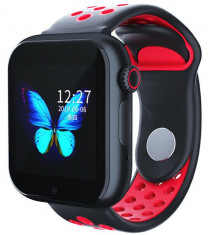 Ceas Smartwatch cu telefon iUni Z6S, Touchscreen, Bluetooth, Notificari, Camera, Pedometru, Red foto