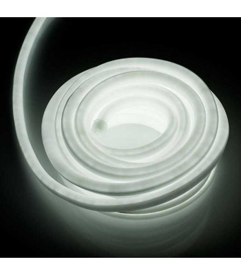 Banda LED 230V FLEX MINI NEON 2835 5500K alb rece 715lm/m 120LED/m 8W 10m IP44 foto