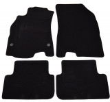 Covorase mocheta Renault Fluence 2010- si Megane 3, 5usi Hatchback Combi 2008- Negru , set de 4 bucati