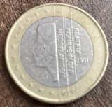 C50 - Moneda foarte veche - 1 euro - Olanda - 2001
