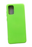 Huse silicon antisoc cu microfibra interior Samsung Galaxy S20 Plus Verde Neon, Husa