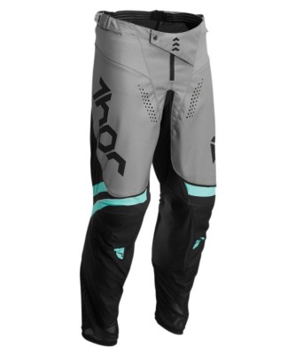 Pantaloni enduro motocross THOR Pulse Cube Black Mint foto