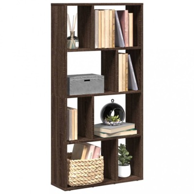 Gossi biblioteca, stejar maro, 60x20x120 cm, lemn prelucrat foto
