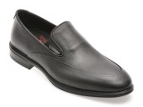 Mocasini OTTER negri, 400306, din piele naturala