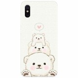 Husa silicon pentru Xiaomi Mi 8 Pro, Bear Family