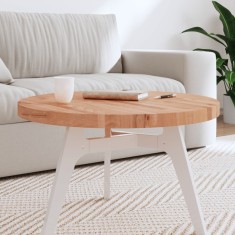 vidaXL Blat de masă rotund, &Oslash;70x4 cm, lemn masiv de fag 355945