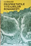 Proprietatile titeiului romanesc G. A. Radulescu - Autograf