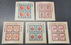 Romania 1946 LP 197 a Tineretul Progresist blocuri de 4