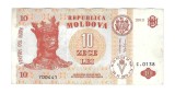 MOLDOVA 10 LEI 2013 [1] P - 10g , Semn Dorin Dragutanu , seria 700441