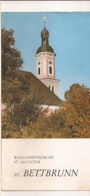 Germania - Pliant turistic, Wallfahrtskirche St. Salvator zu Betbrunn 1985 foto