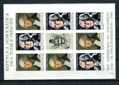 Sao Tome 1982 - George Washington, KLB ndt neuzat foto