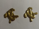 S 2 - semne de arma - metalice - auto - aurii