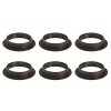 Set 6 Forme Tarte Rotunde Perforate 8cm Viva.Z KitchenServ, Inox, Rezistente Termic +180&deg;C, Ustensile Gatit, Copt Prajituri