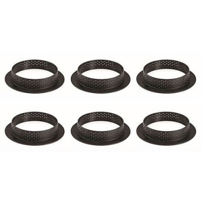 Set de 6 Forme Rotunde pentru Tarte Handy KitchenServ foto