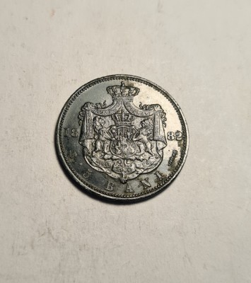 5 bani 1882 Piesa Frumoasa de Colectie foto