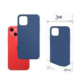 Cumpara ieftin Husa Cover Silicon Mat 3mk pentru iPhone 13 Mini Albastru