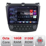 Navigatie Honda Accord 2004-2008 Edotec Kit-ACCORD cu Android Radio Bluetooth Internet 8 core QLED 2K 16+512 360 CarStore Technology