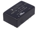 Convertor DC/DC 6W 18-75V la 15V/-15V AM6TW-4815D-NZ