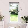 Jaluzea pentru Fereastră Argintiu 80 x 130 cm Aluminiu
