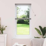 Jaluzea pentru Fereastră Argintiu 60 x 130 cm Aluminiu