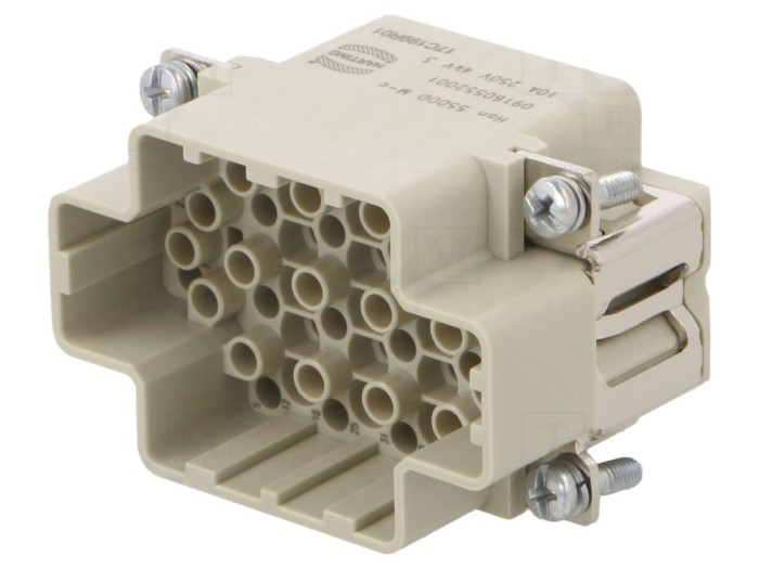 Conector HDC Han DDD 55+PE, 10A