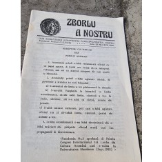 Zborlu Nostru Anul III Nr. 4 1986