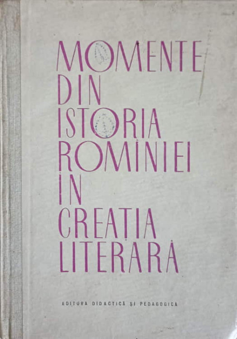 MOMENTE DIN ISTORIA ROMANIEI IN CREATIA LITERARA-HORIA URSU